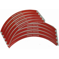 Kit Adesivi Cerchi HONDA (Rosso)